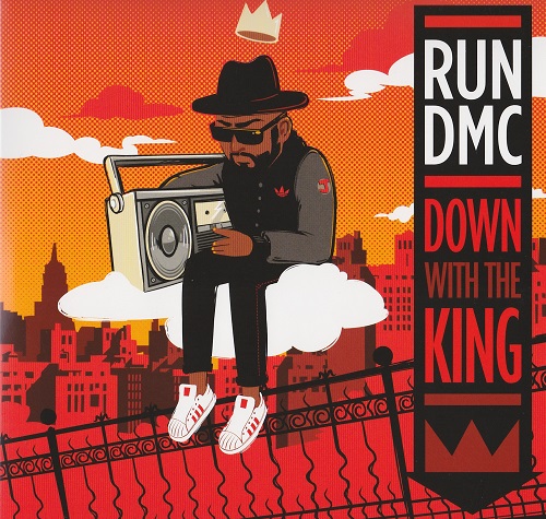 Run DMC - Down With The King first time released on 7" courtesy of Dinked Records with gatefold sleeve and full picture cover