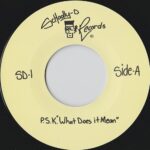 Schoolly D track from his first album reissued on 7" single